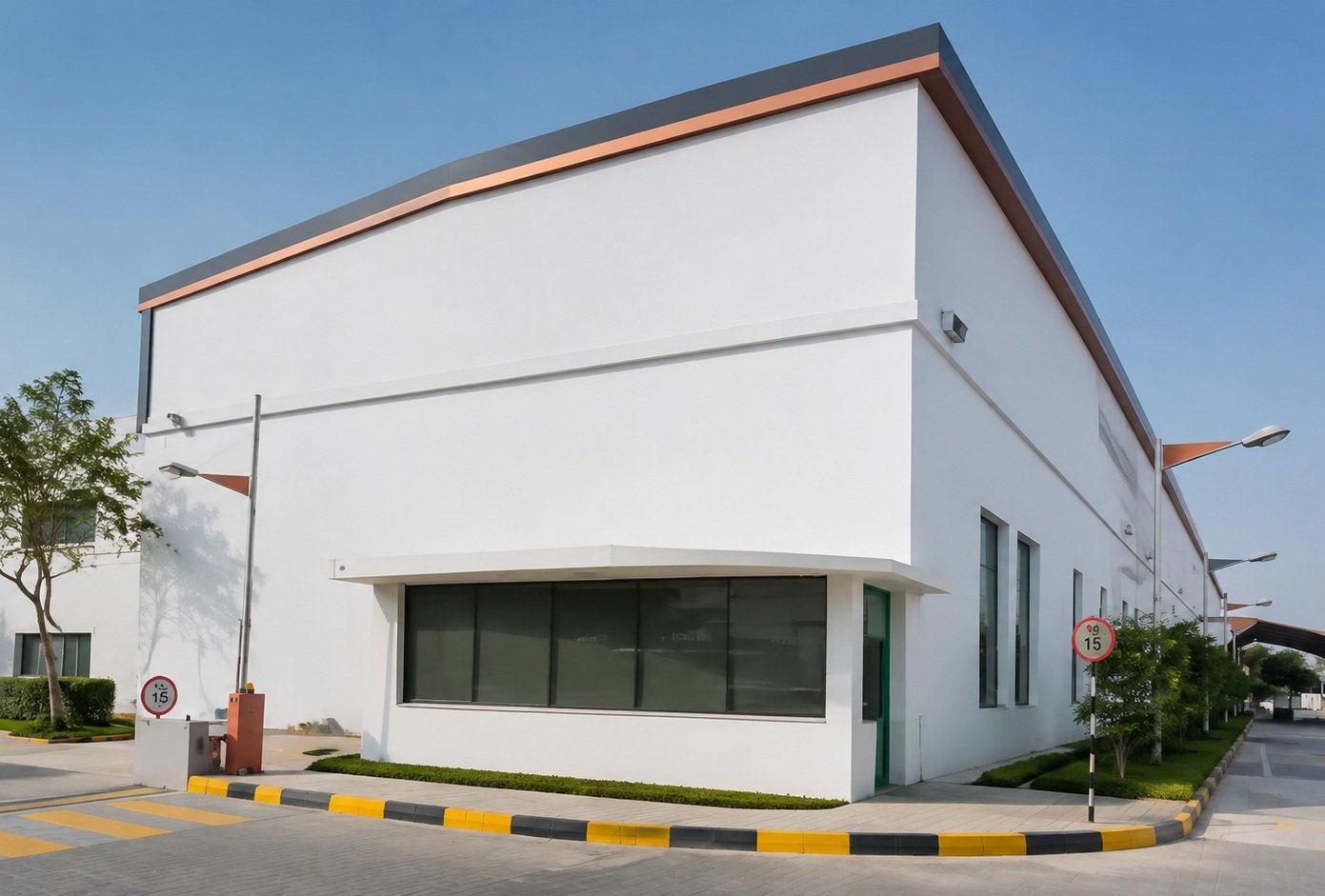Building Roof Edge Cladding